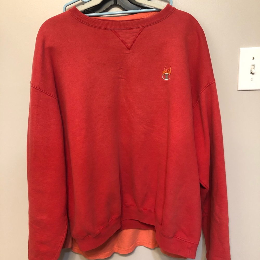 Vintage embroidered champion pullover